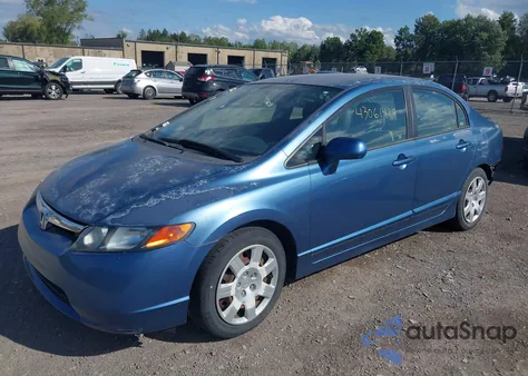 2007 Honda Civic Lx из США, поврежденный, VIN 2HGFA15557H501006